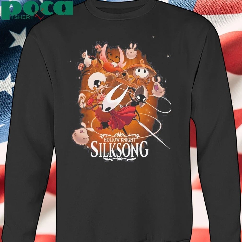 Hollow Knight Silksong All Characters Poster T-shirt