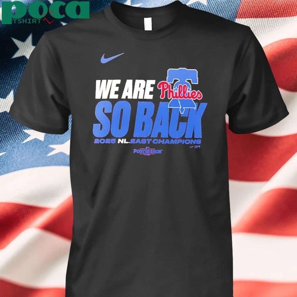 Philadelphia Phillies 2025 National League East Champions shirt