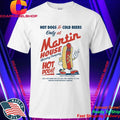 Martin House Brewing Company Glizzy Fest Hot Dog And Cold Beers Shirt