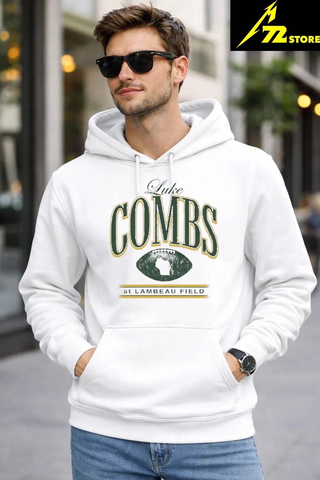 Luke Combs 2026 Green Bay WI Lambeau Field Packers Tour Shirt