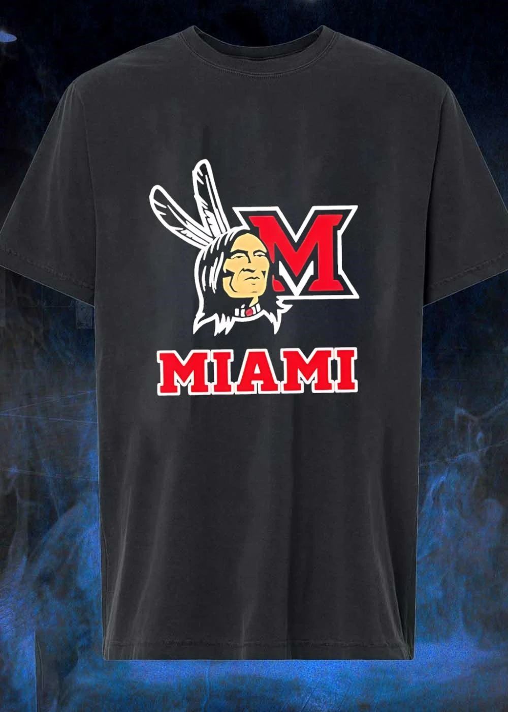 Miami University Redskins logo shirt