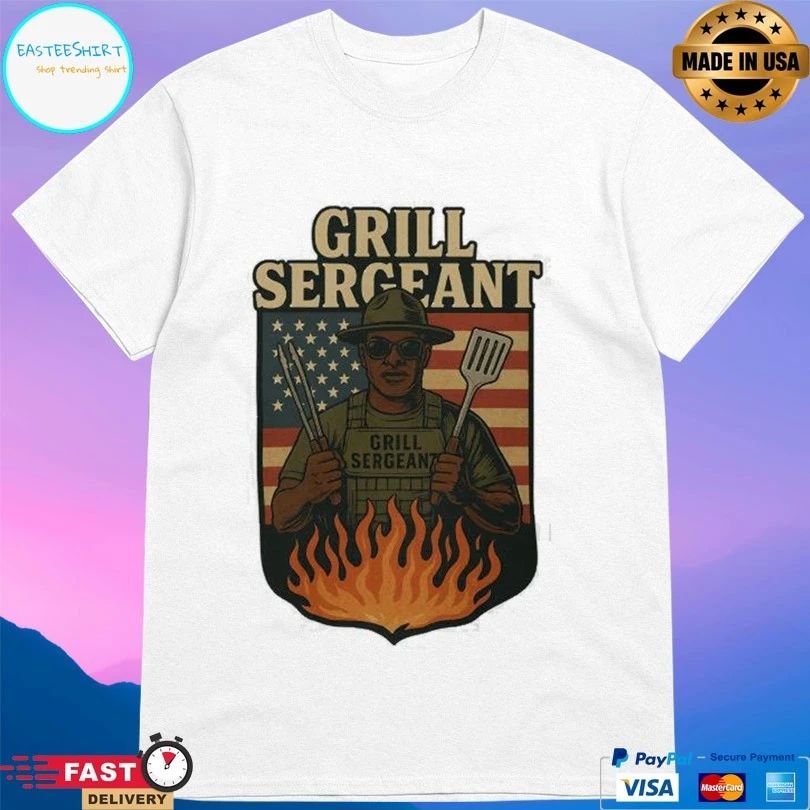 Grill Sergeant Graphic American T-shirt