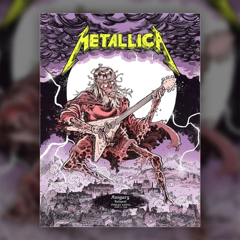 Metallica M72 Budapest Hungary June 11 2026 Poster Created By Mark Lazlo