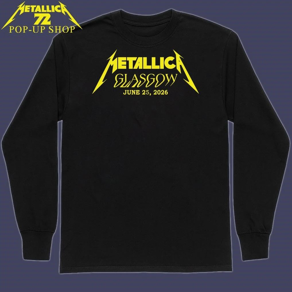 Metallica M72 Glasgow June 25, 2026 Scotland T-Shirt