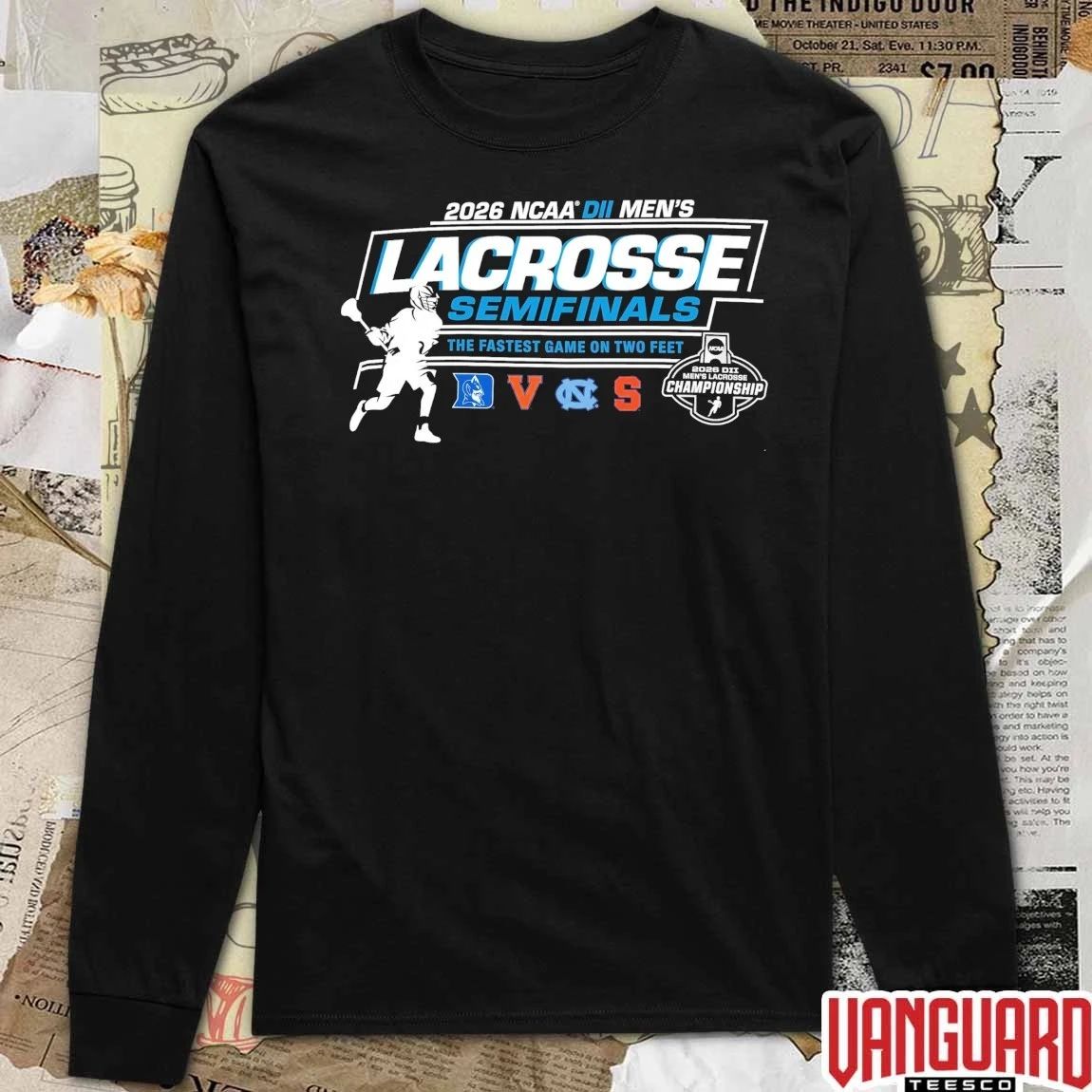 2026 NCAA Division II Men’s Lacrosse Semifinals The Fastest Game On Two Feet Logos t-shirt