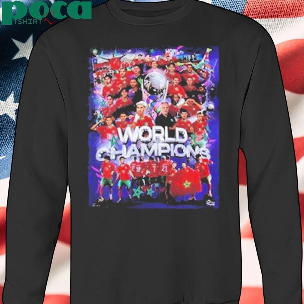 Morocco Wins World Cup 2025 Champion shirt