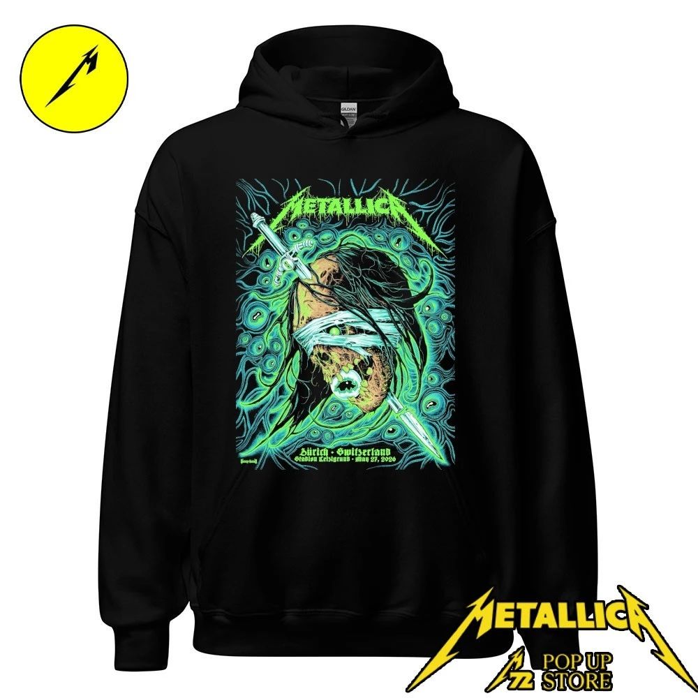 Metallica at Stadion Letzigrund in Zürich, Switzerland, on May 27, 2026 Shirt