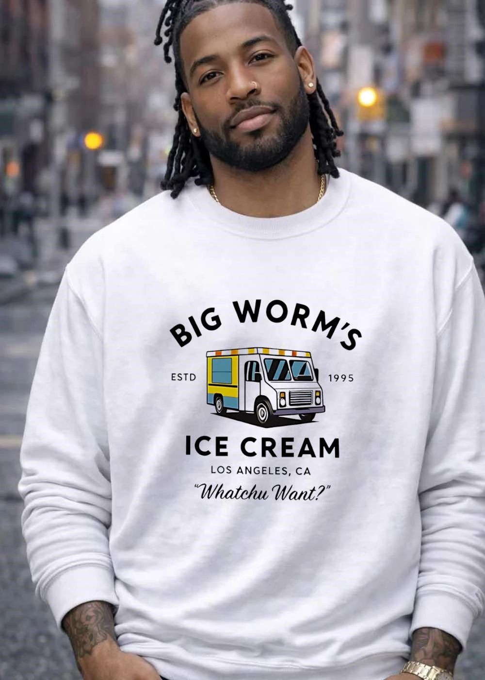 Big Worm’s Ice Cream Los Angeles Ca Whatchu Want Estd 1995 shirt