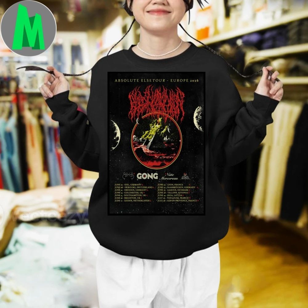 Blood Incantation Absolute Else 2026 Europe Shows Poster Shirt