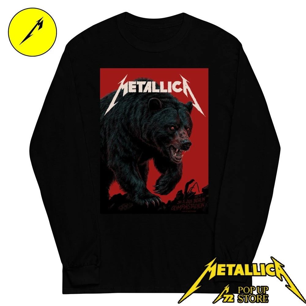 Metallica at Olympiastadion in Berlin, Germany, on May 30, 2026 By Janta Island T-Shirt
