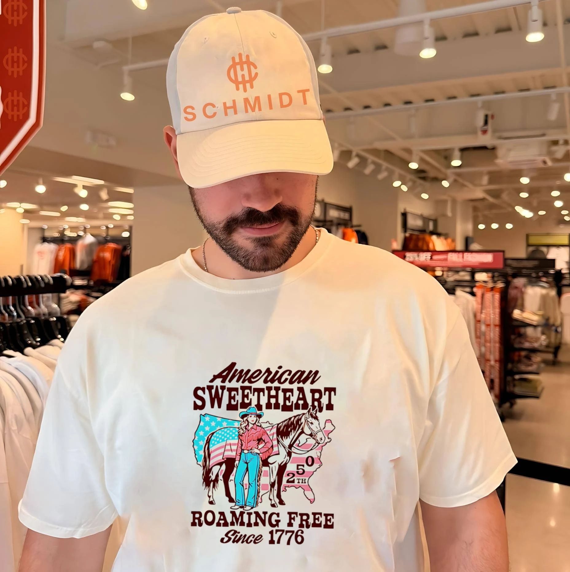 American Sweetheart Roaming Free Since 1776 250th Anniversary shirt