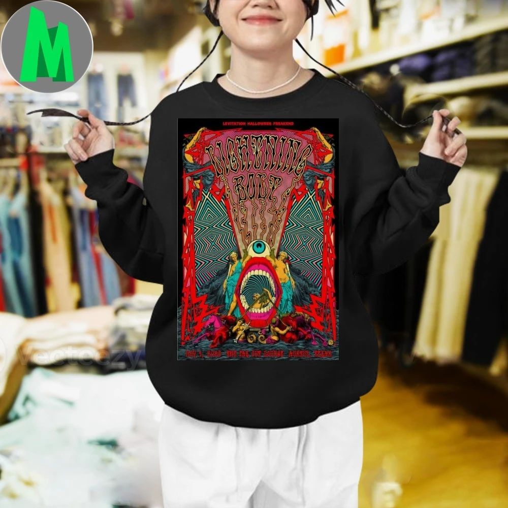 Lightning Bolt The Pub Out Bourbon Austin Poster Shirt