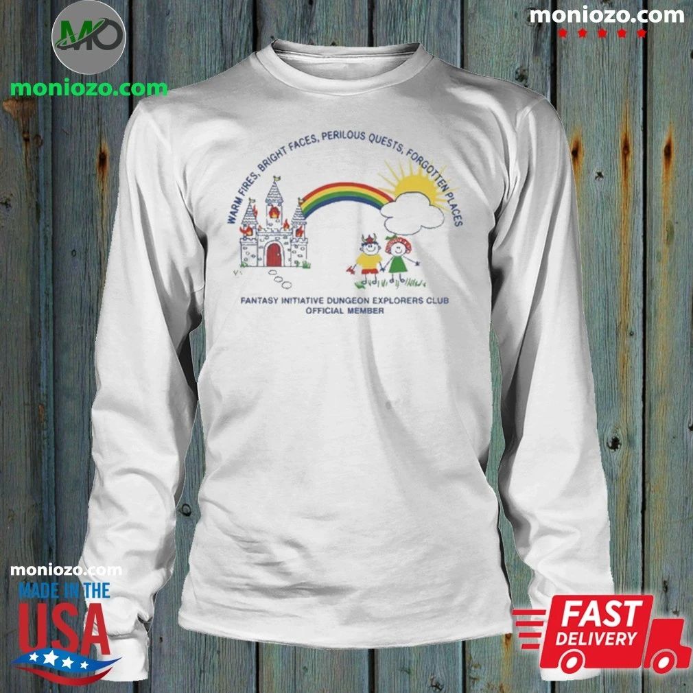 Fantasy Initiative Dungeon Explorers Club Official Member Crayon Edition For Fan Shirt