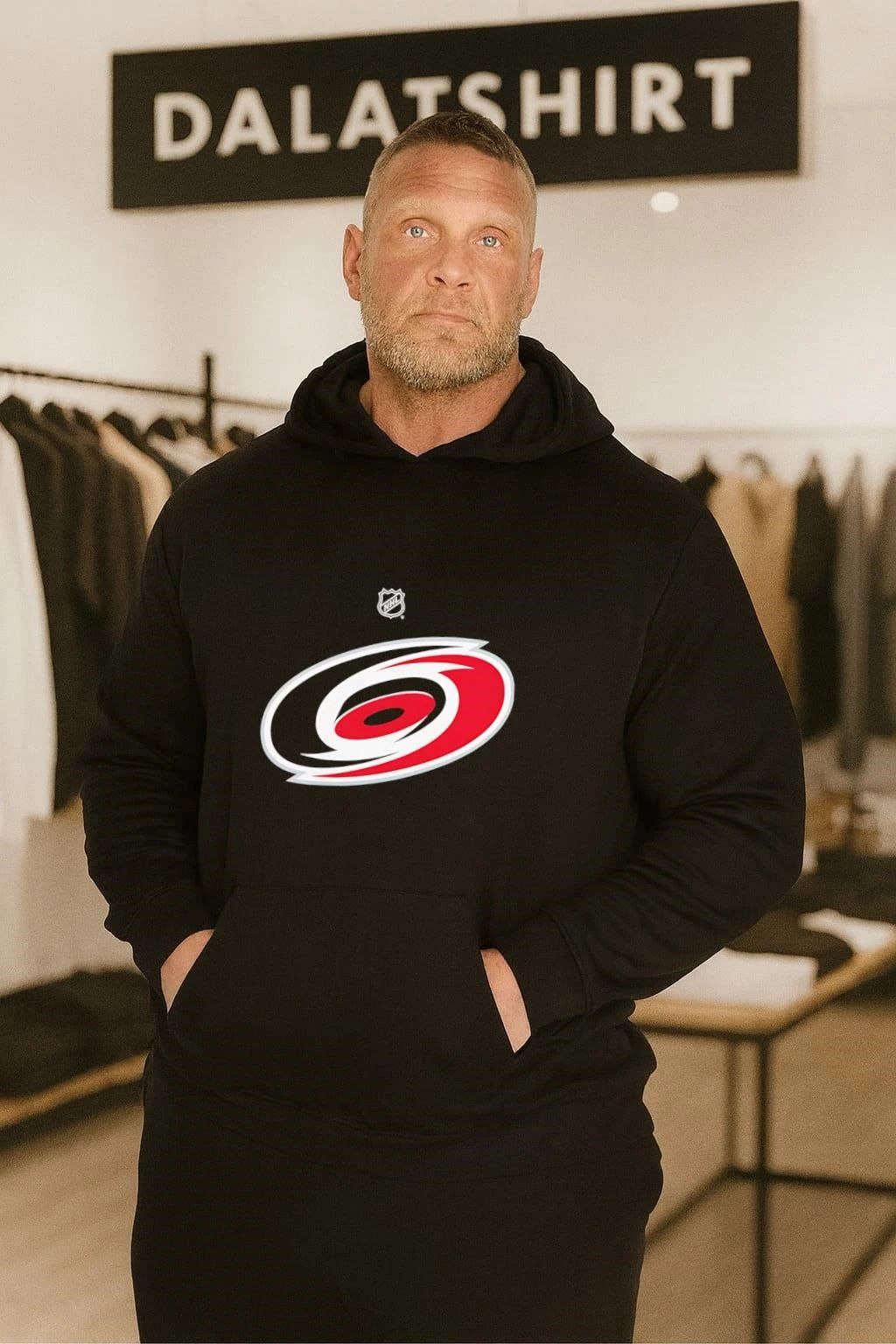 Preschool Carolina Hurricanes Outerstuff Black Primary Logo shirt