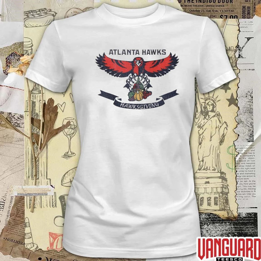 Atlanta Hawks Hawksgiving Logo t-shirt