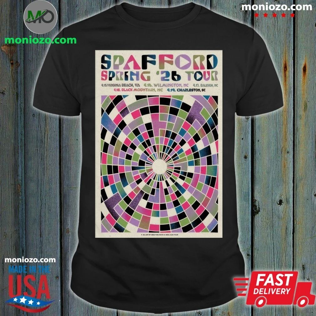 Original Spafford Spring Tour 2026 Poster Shirt