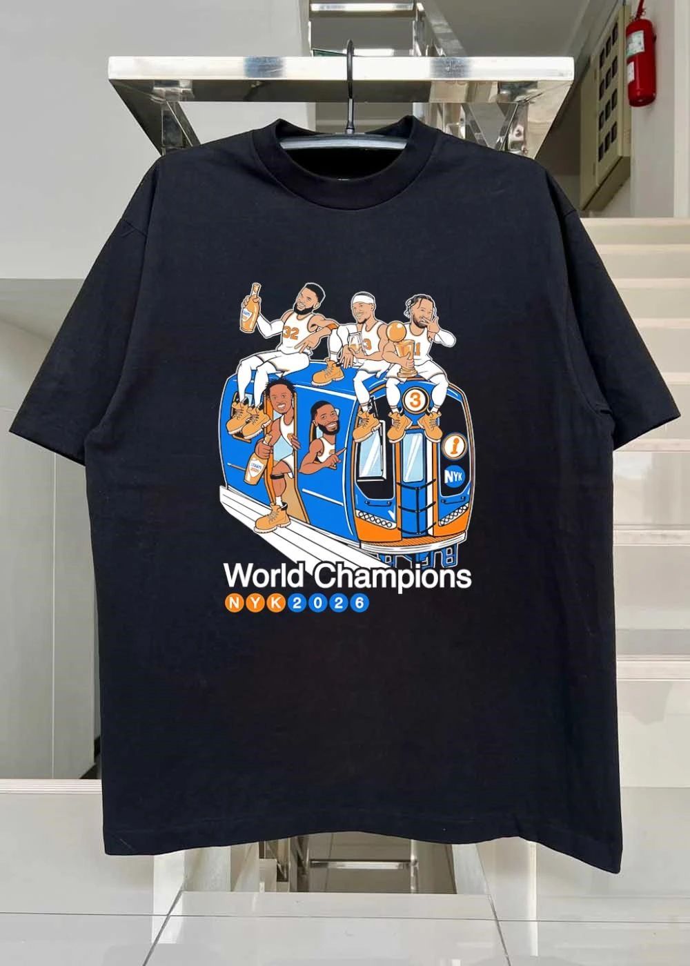 NYK World Champions 2026 Knicks T-Shirt