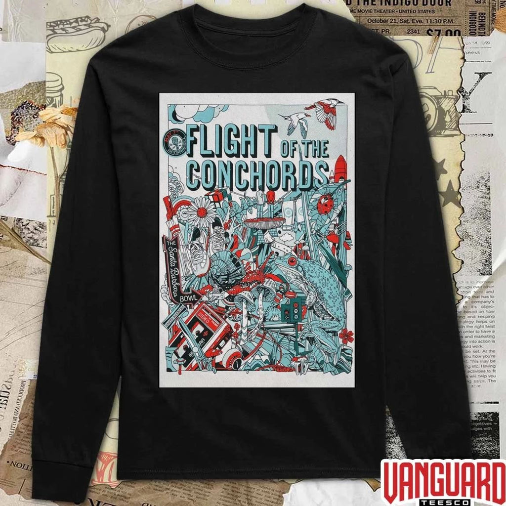 Flight Of The Conchords Santa Barbara Tour May 7 2026 Poster t-shirt