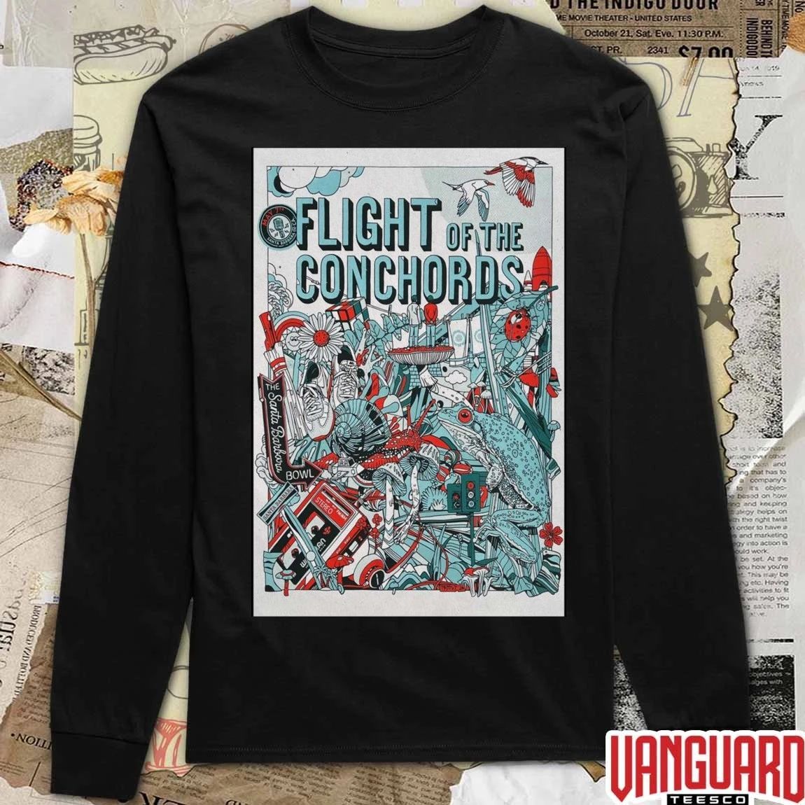 Flight Of The Conchords Santa Barbara Tour May 7 2026 Poster t-shirt