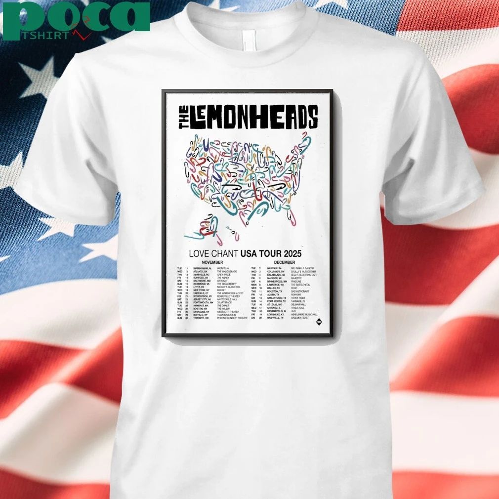 The Lemonheads Live Chant USA Tour 2025 Poster shirt