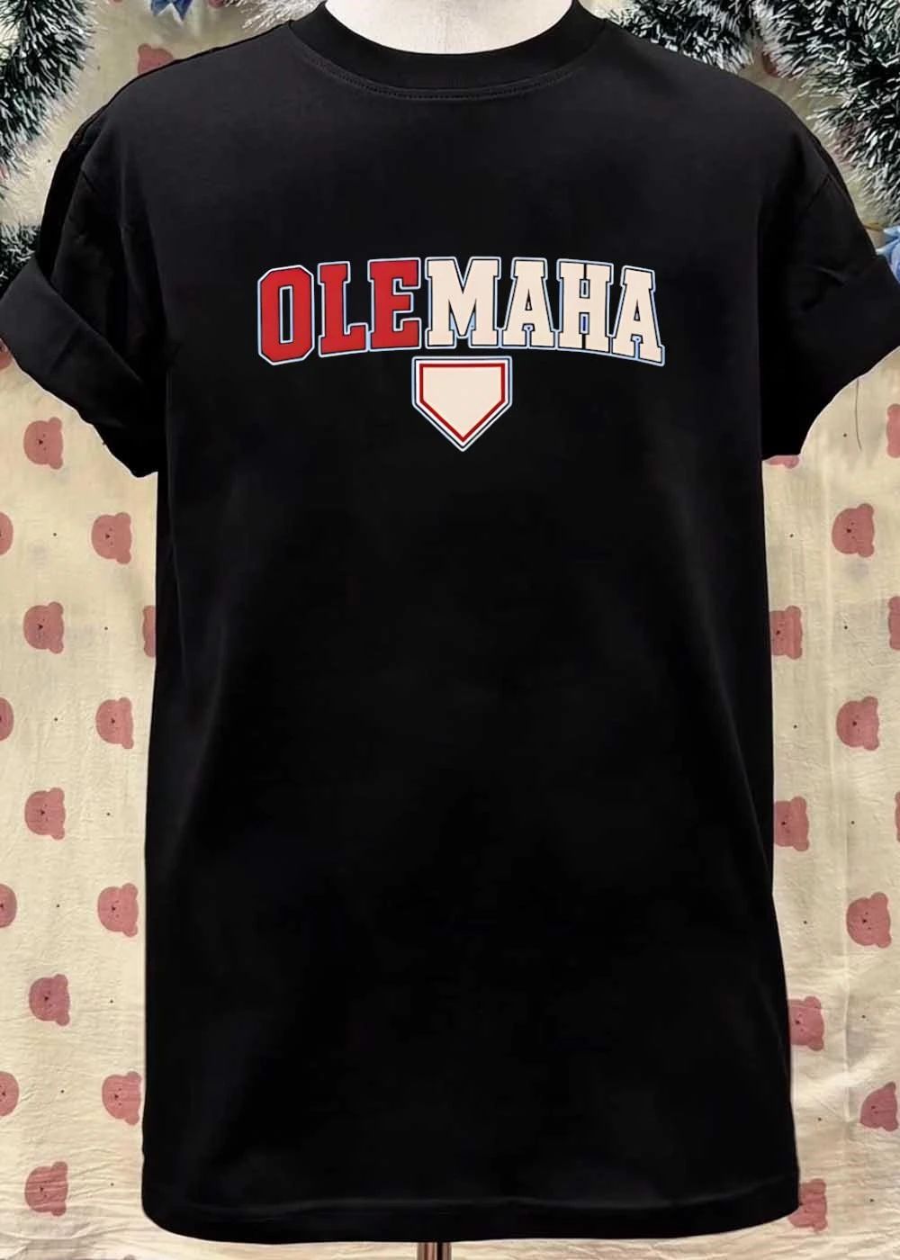 College Baseball Apparel, Shop OLEMAHA Home Plate T-Shirt