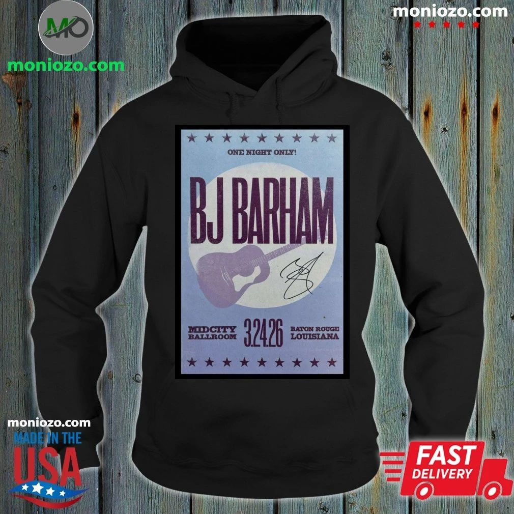 Original BJ Barham at Mid City Ballroom in Baton Rouge, LA on Mar 24, 2026 Poster Shirt