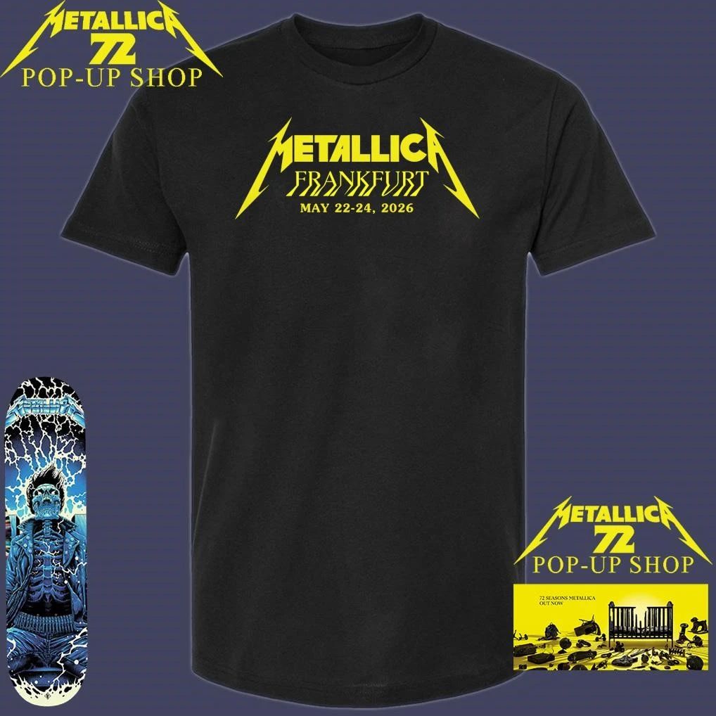 Metallica M72 Frankfurt May 22-24, 2026 Germany T-Shirt