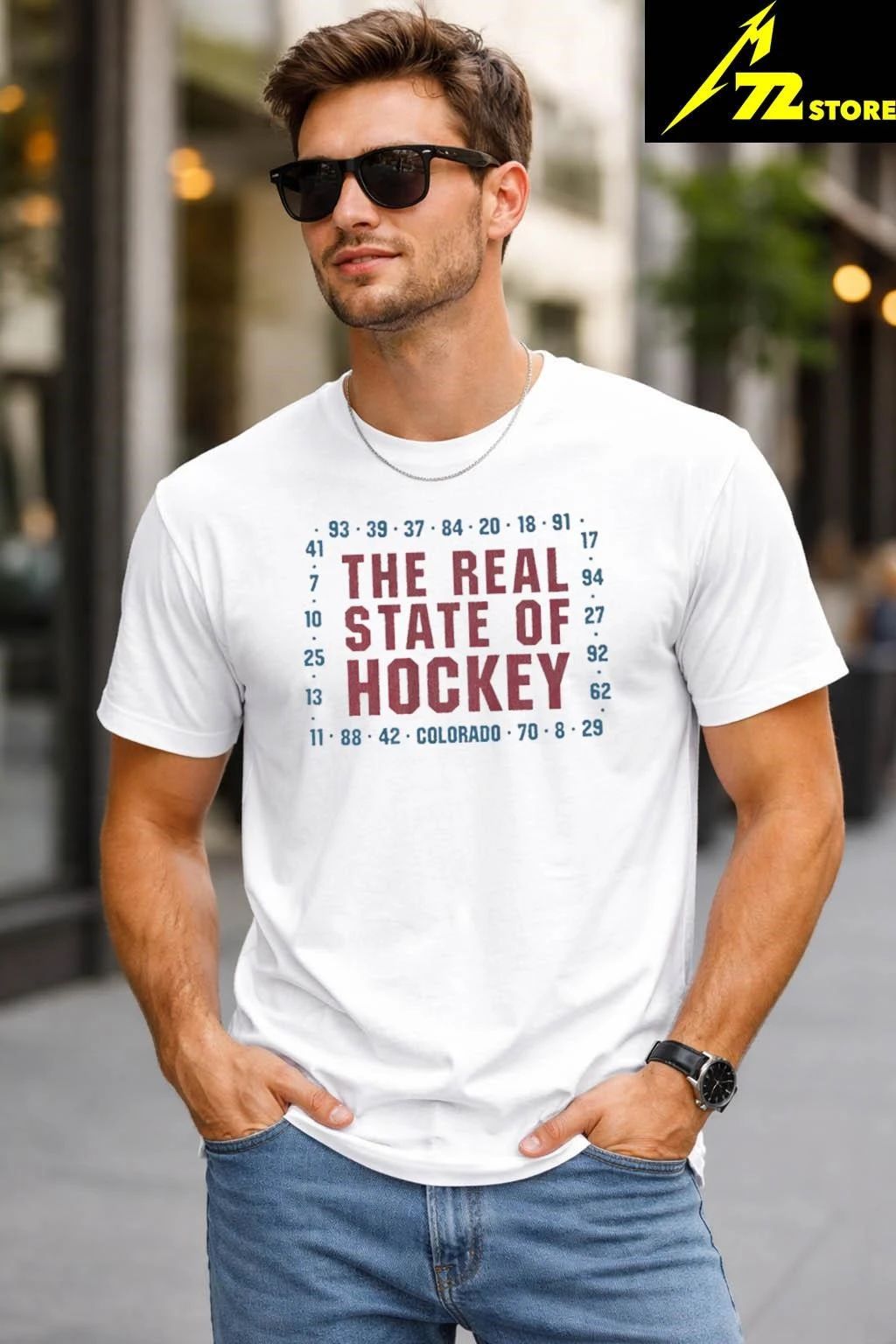 Colorado The Real State of Hockey Shirt