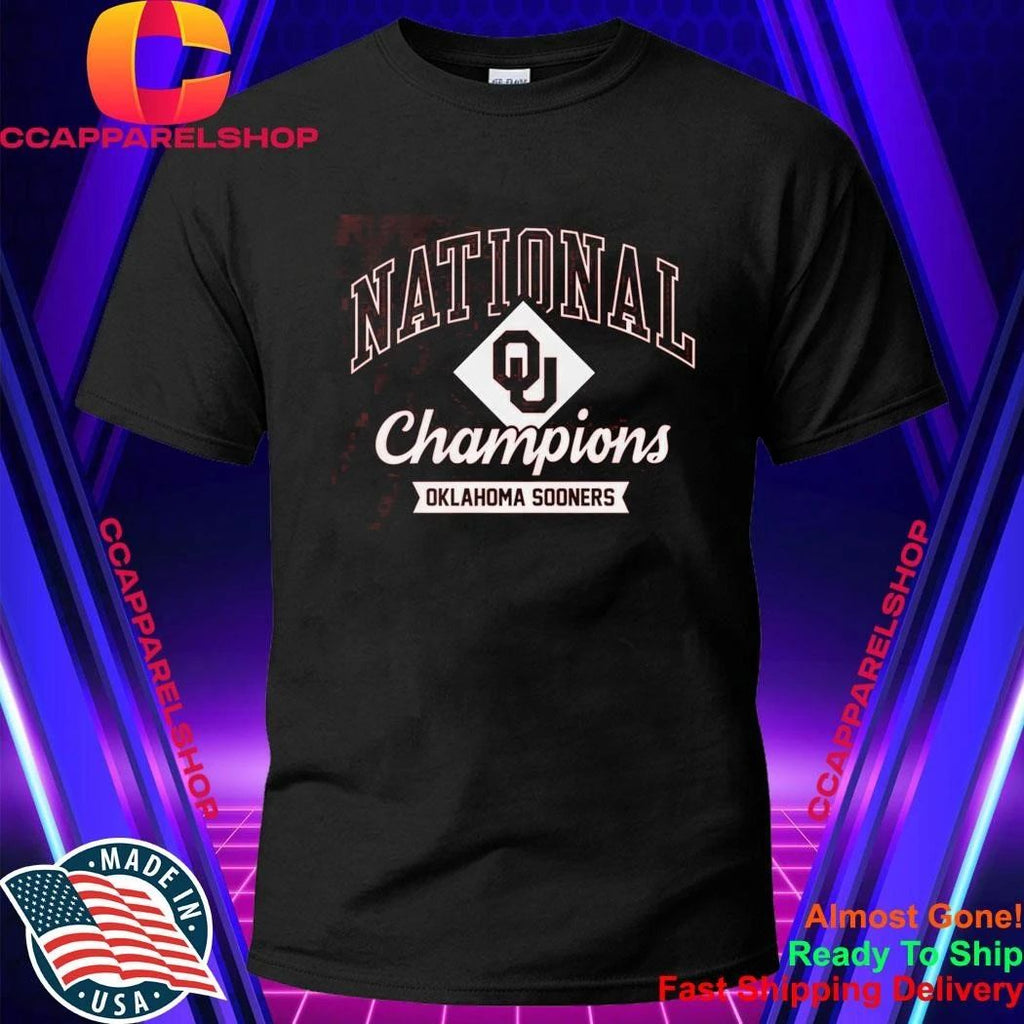 Oklahoma Sooners Crimson 2026 Division I Baseball National Champions Locker Room Shirt