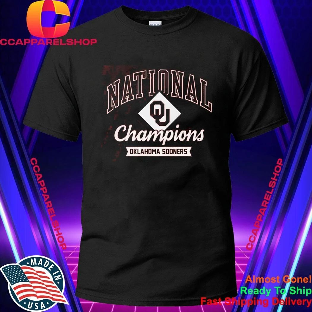 Oklahoma Sooners Crimson 2026 Division I Baseball National Champions Locker Room Shirt