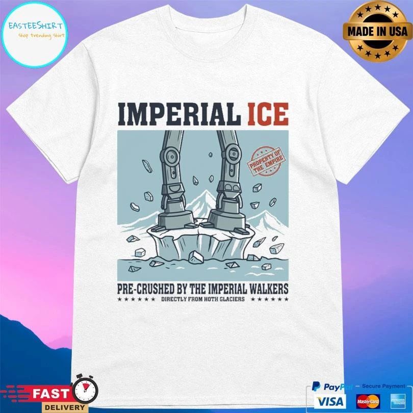 Imperial Ice Pre-Crushed By The Imperial Walkers Directly From Hoth Glaciers T-shirts
