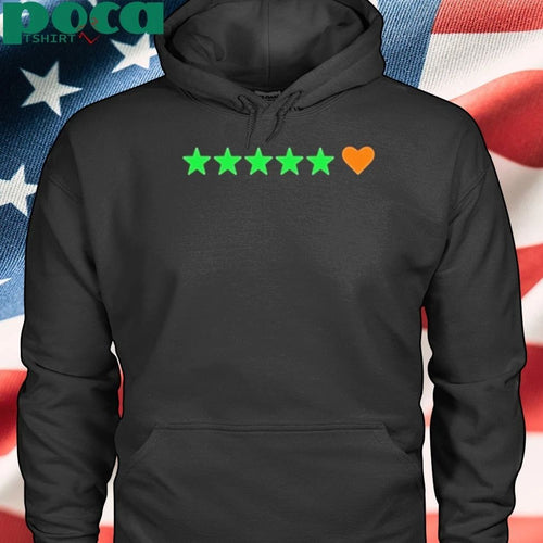 5 Stars On Letterboxd T-shirt