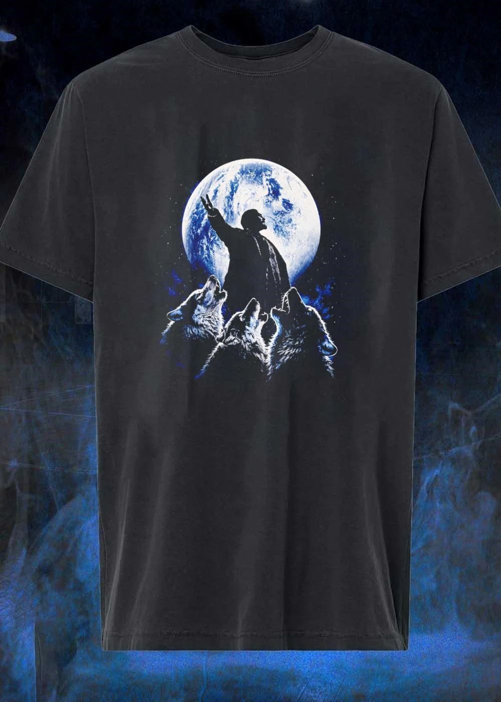 Lenin Howling Wolves Moon Shirt