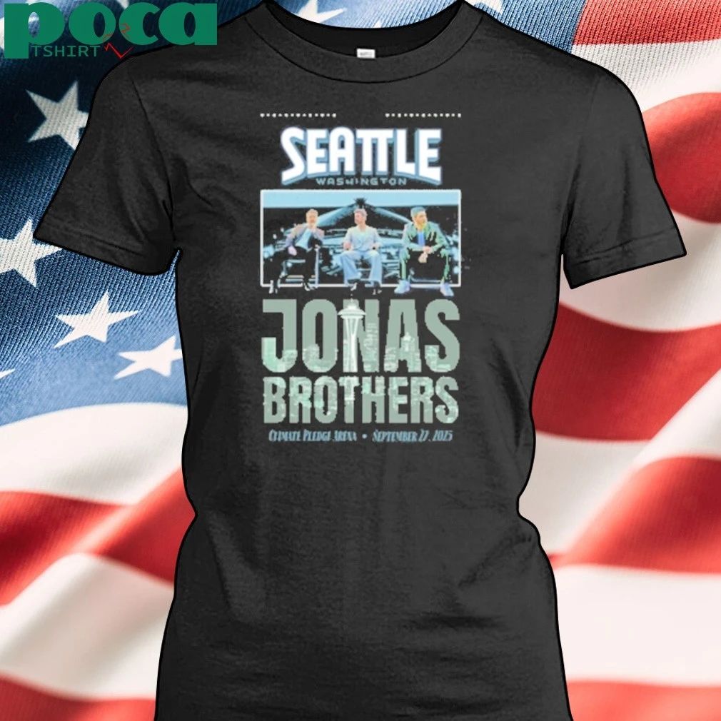 Jonas Brothers Seattle Washington Climate Pledge Arena Tour Shirt