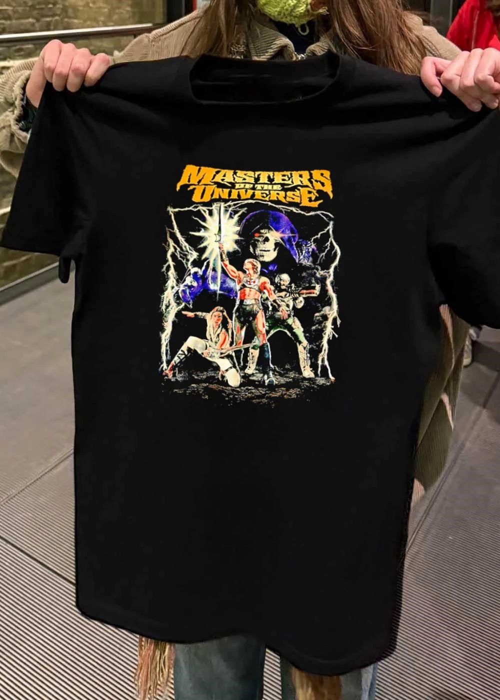 Masters of the Universe He-Man Skeletor Battle Illustration T-Shirt