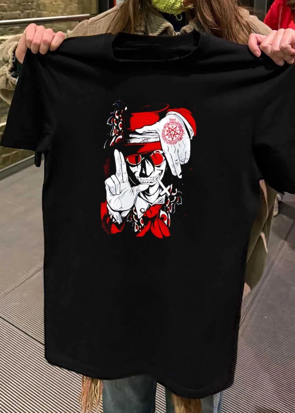 Alucard Hellsing Ultimate Vampire Red Hat Seal Occult Lord 2026 Fan Shirt