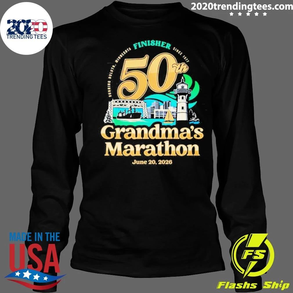 Grandma’s Marathon 50th Anniversary 2026 Finisher Shirt