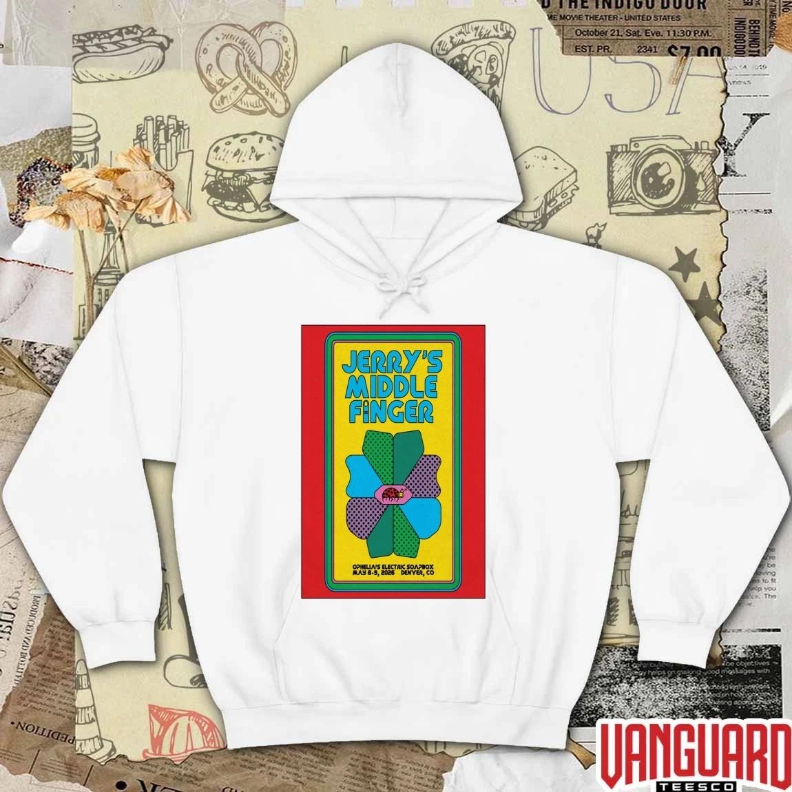 Jerry’s Middle Finger Ophelia’s Electric Soapbox Denver CO Event On May 8-9 2026 Poster t-shirt