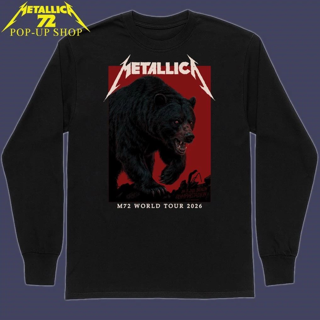 Metallica M72 World Tour Berlin Germany MaI 30, 2026 Art By Janta Island T-Shirt