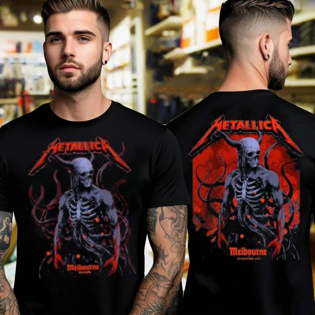 Metallica M72 Tour 2025 Hoodie Melbourne, Australia November 8, 2025 Artwork by Ken Taylor Shirt
