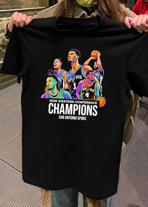 2026 Western Conference Champions San Antonio Spurs Basketball shirt