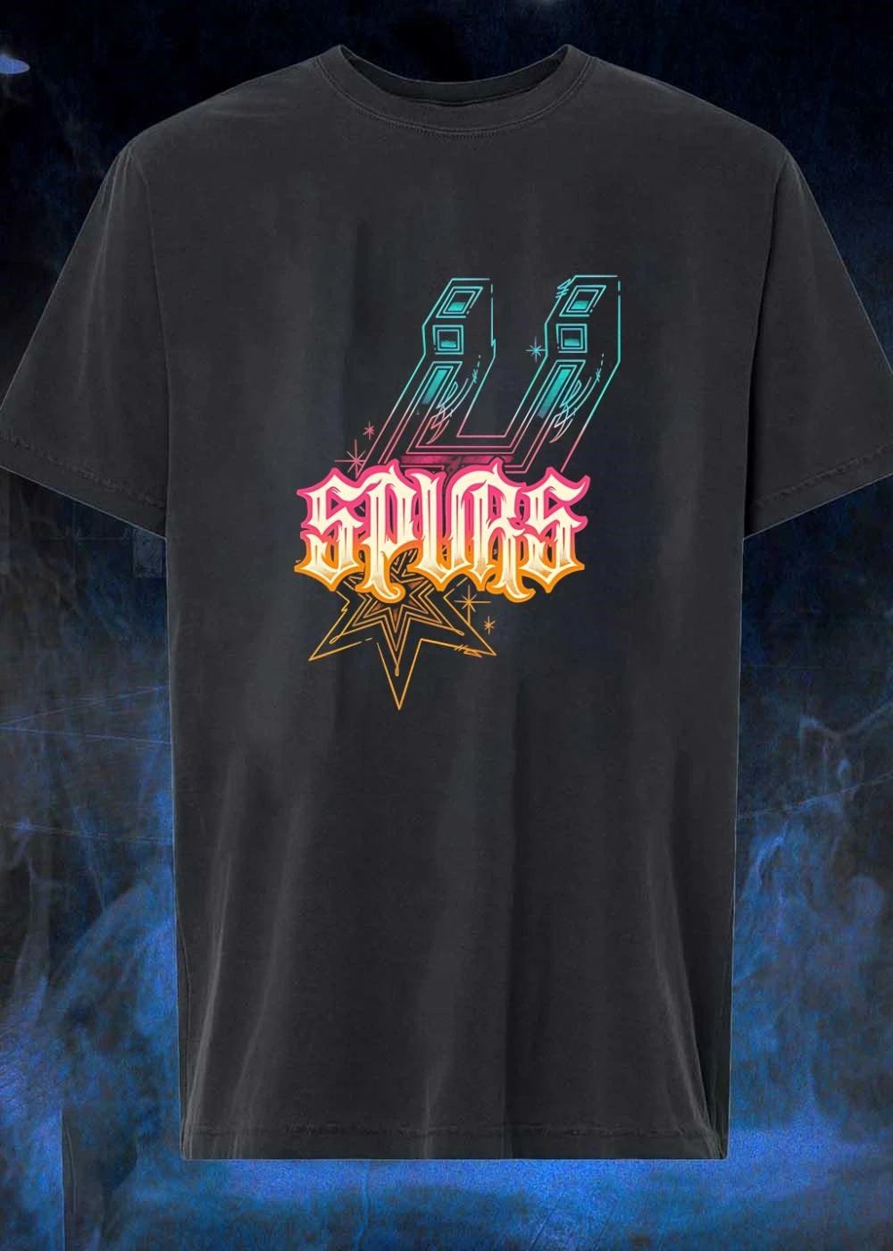 Spurs Fan Gear Spurs Lettering San Antonio Spurs T-Shirt
