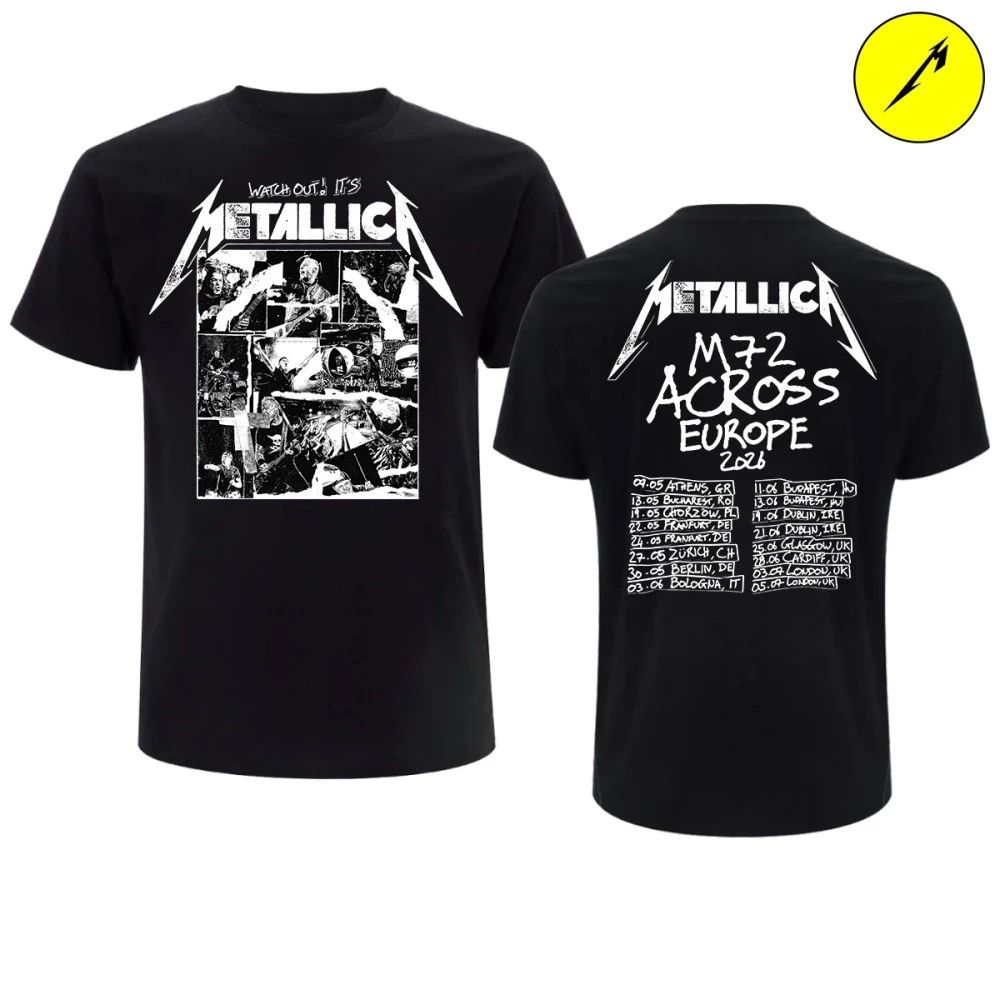 Metallica Watch Out It’s Pop-up Store M72 Across Europe 2026 T-Shirt – Limited Edition