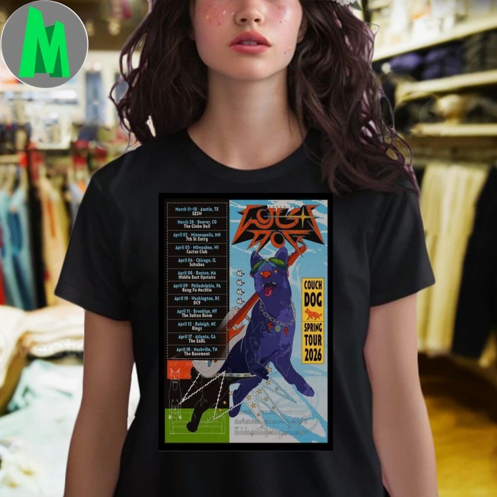 Poster Couch Dog Spring 2026 Tour Shirt