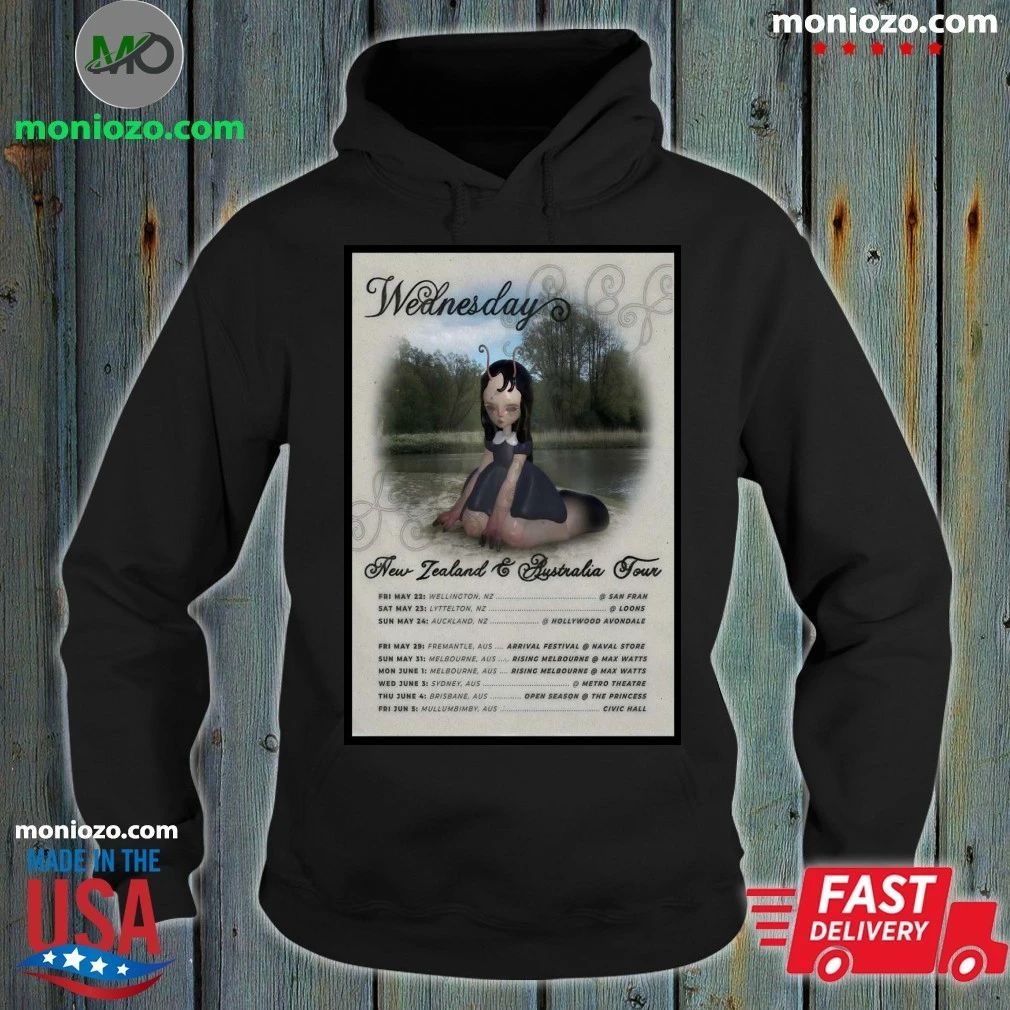 Wednesday NZ And AUS Tour 2026 Poster Shirt – Best Gift for Music Fans