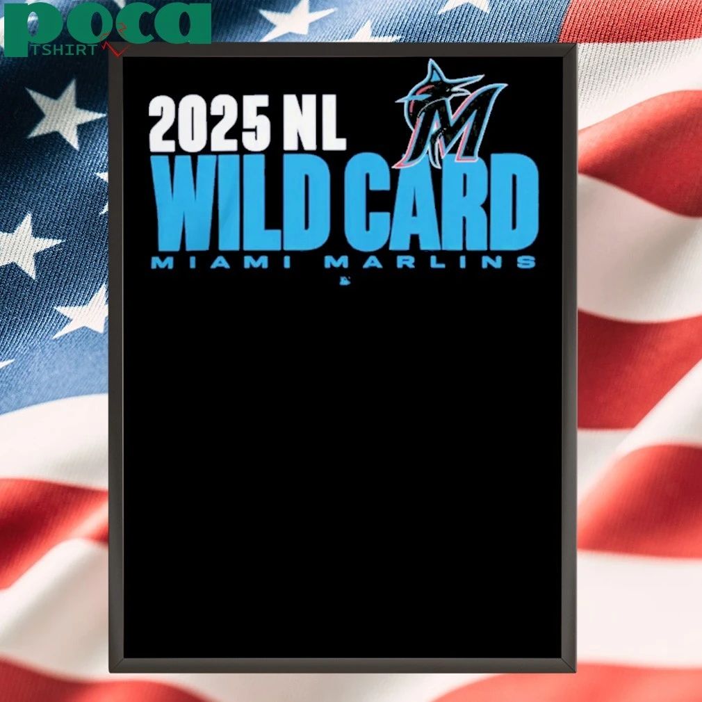 Miami Marlins 2025 Nl Wild Card Postseason Celebration Shirt