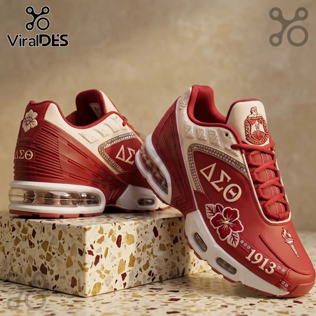 Delta Sigma Theta Red Edition Air Max Plus Sneakers