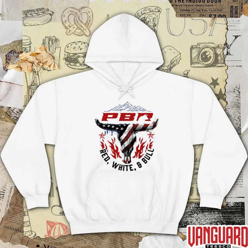 2026 PBR Professional Bull Riders Red, White and Bull Patriotic Bull Skull t-shirt