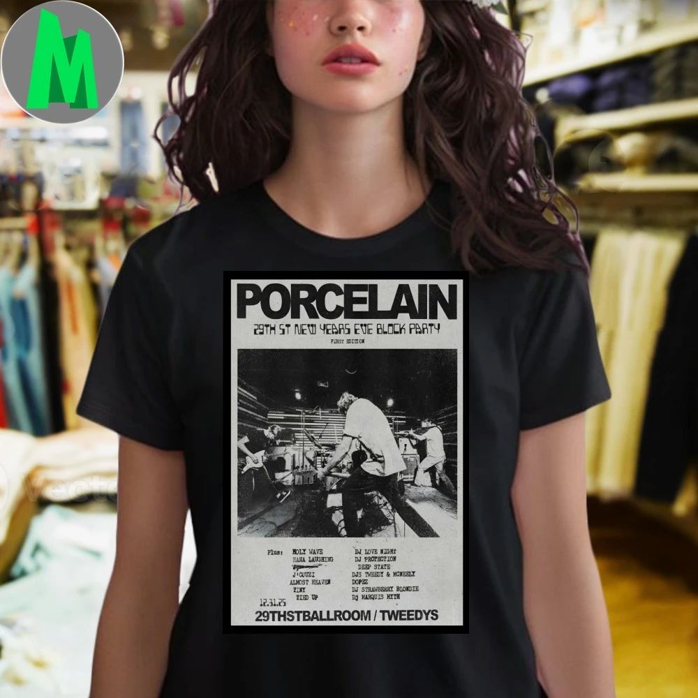 Porcelain NYE In Austin TX On Dec 31 2025 Poster Shirt