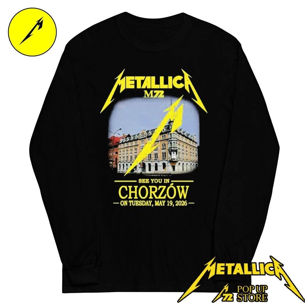 Metallica M72 Chorzow Exclusive Tee See You In Chorzow On Tuesday May 19 2026 Shirt